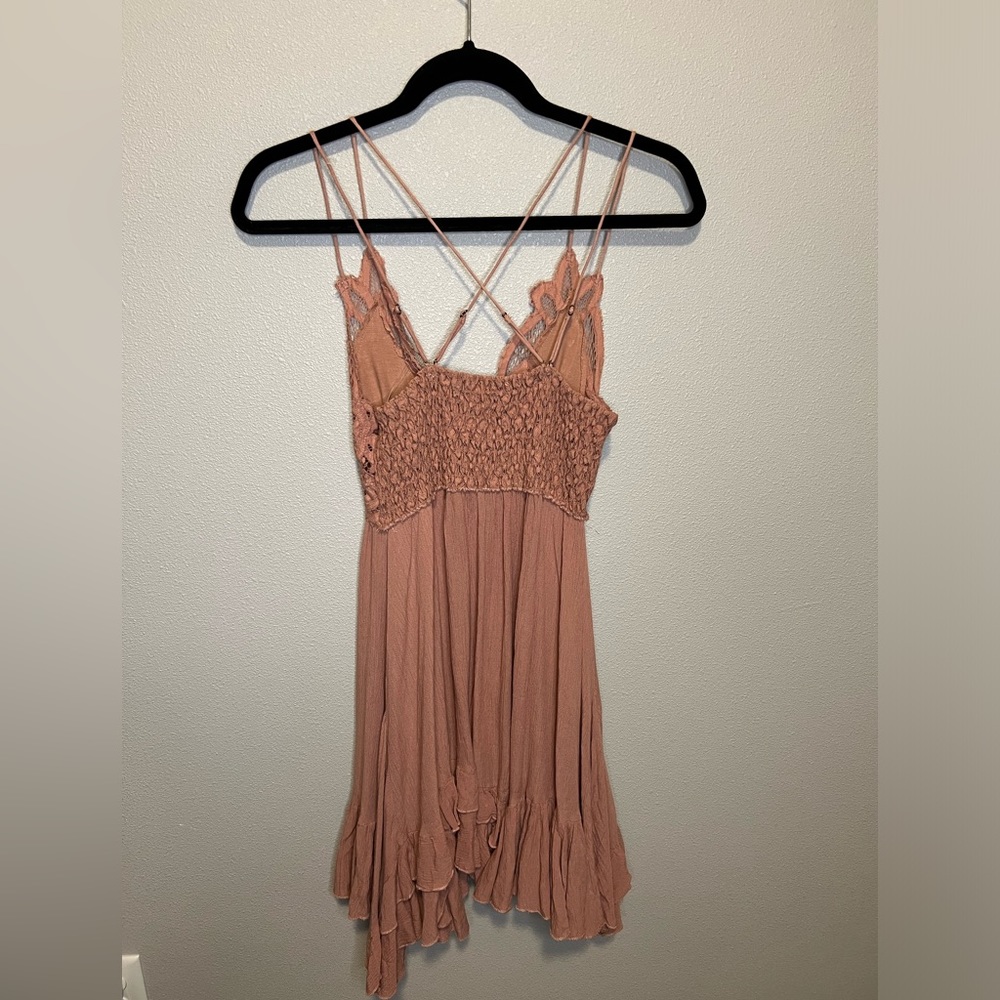 NWT Free People Adella Dress in Rose Size S and M - Picture 10 of 13